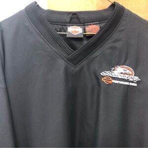 Harley-Davidson Black Windbreaker Jacket